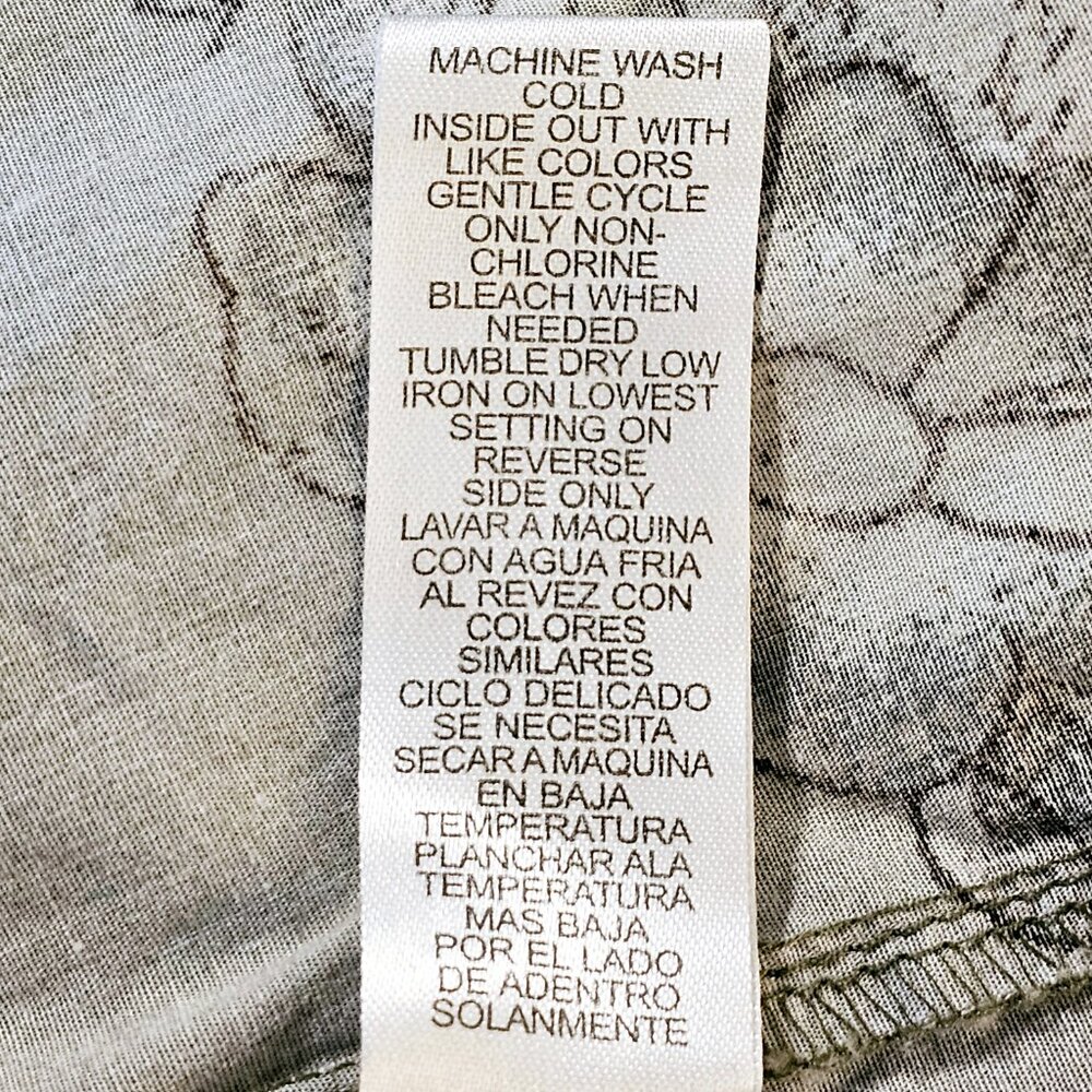 Democracy “Flex”-ellent Utility Pants – Floral Olive Green  Size 14 - Picture 16 of 16